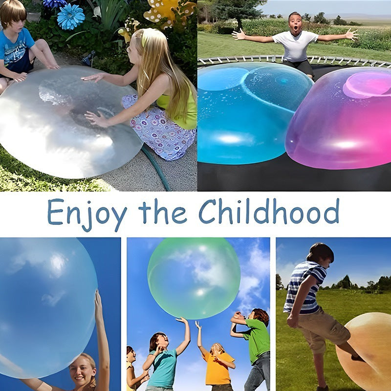 The unbreakable water balloon can be filled with water to relieve pressure and inflate for children to pat the ball and blow the balloon. The same style as the internet celebrity