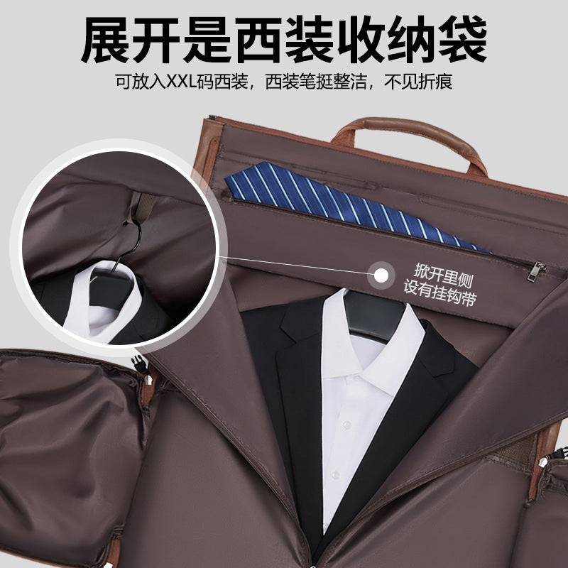 Cross-border waterproof travel suit bag men's business trip suit storage formal hand-held messenger large capacity luggage bag