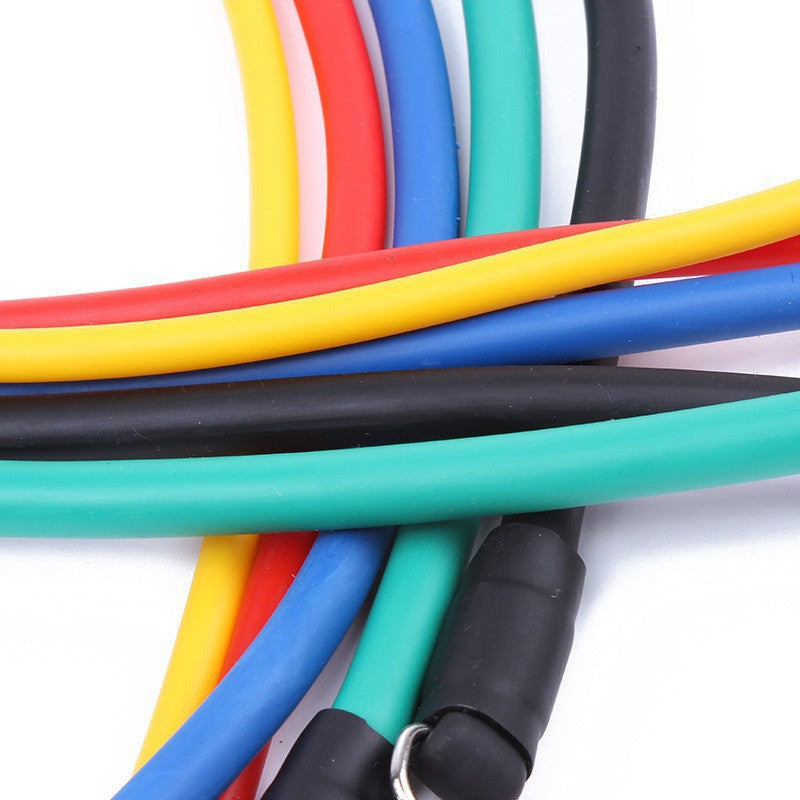 Puller resistance band set multifunctional door exercise 11-piece combination fitness pull rope