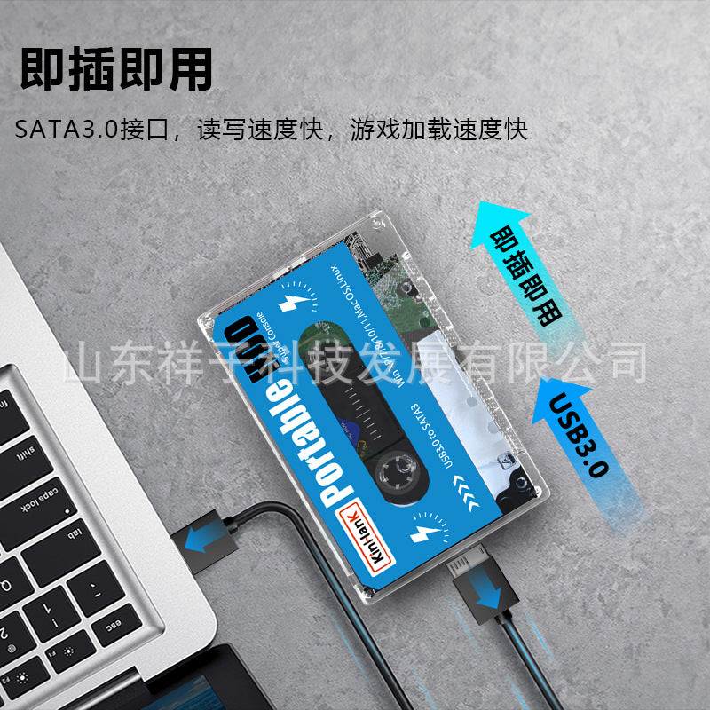 Cross-border 500GB batocera built-in 55000 plug and play external mechanical mobile game hard drive