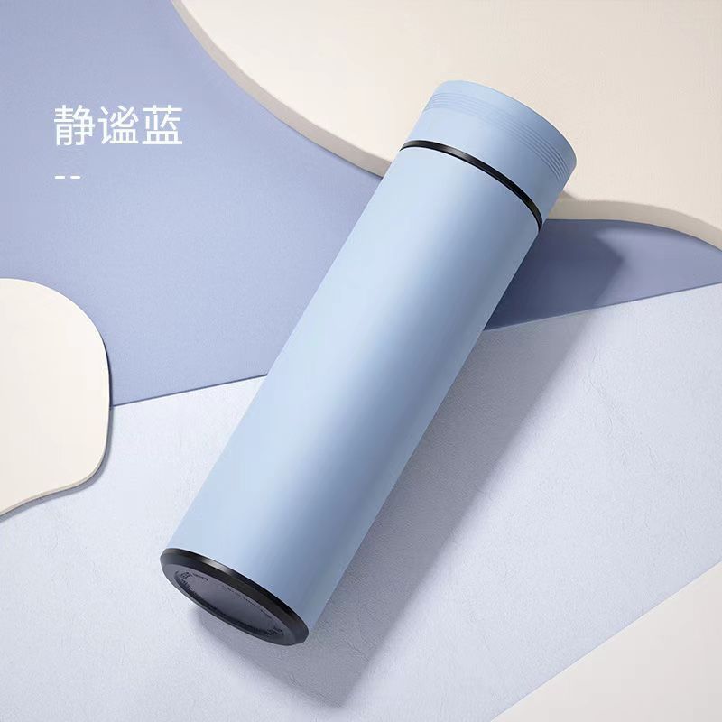 Smart thermos cup male and female students portable water cup creative personality trend large capacity simple temperature measurement tea cup
