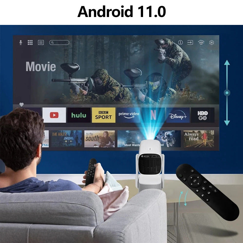 Cross-border K2 projector WiFi HD Android smart auto focus built-in battery portable mini projector