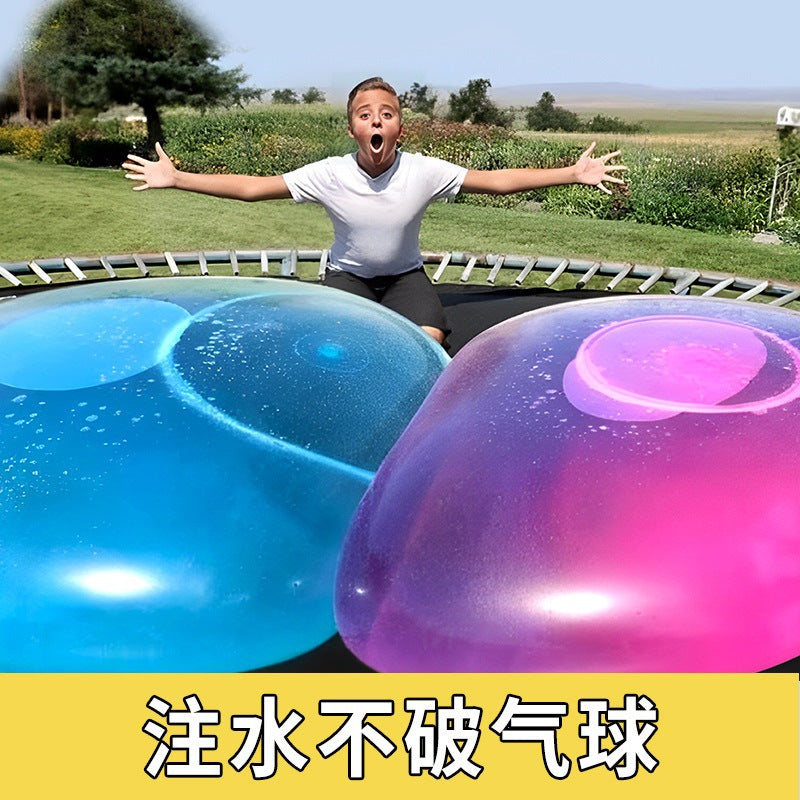 The unbreakable water balloon can be filled with water to relieve pressure and inflate for children to pat the ball and blow the balloon. The same style as the internet celebrity