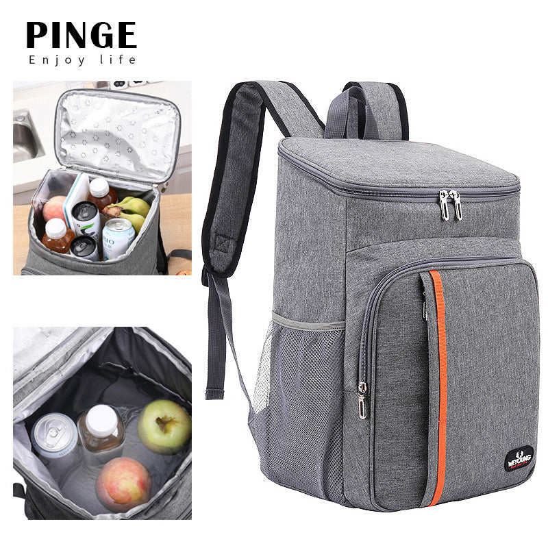 Factory direct sales large capacity thermal insulation backpack outdoor waterproof picnic beer bag leak-proof cold ice pack backpack