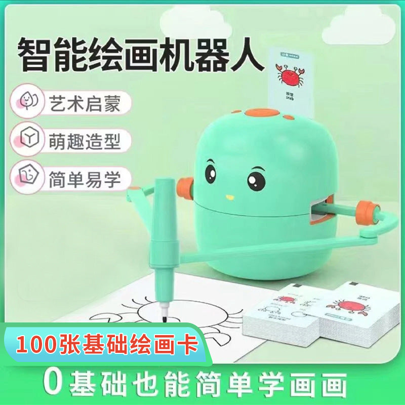 Children's intelligent AI painting robot early education machine educational cognitive enlightenment writing and painting teaching toy gift