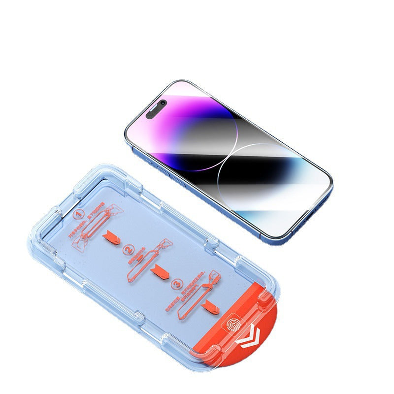 Apple 16Promax dust removal cabin suitable for iPhone15pm dust-free warehouse 14 tempered film full-screen anti-peep mobile phone film