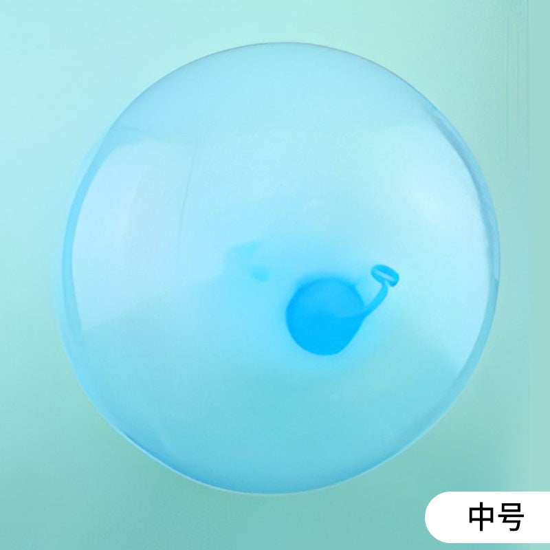 The unbreakable water balloon can be filled with water to relieve pressure and inflate for children to pat the ball and blow the balloon. The same style as the internet celebrity