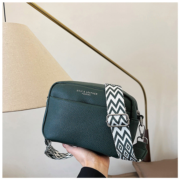 Fashion women's bags 2024 new cross-border foreign trade solid color PU messenger bag women's small bag ladies shoulder bag small square bag
