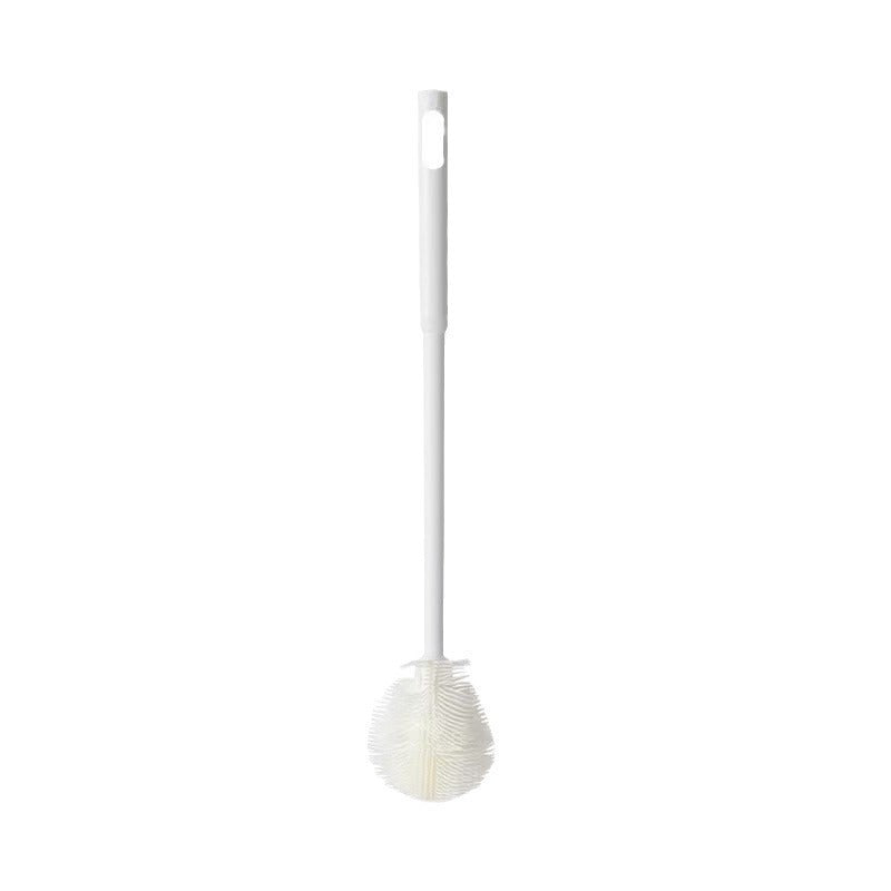 Silicone bottle brush cup brush household long handle bottle brush head cleaning brush foldable no dead angle multifunctional cleaning brush
