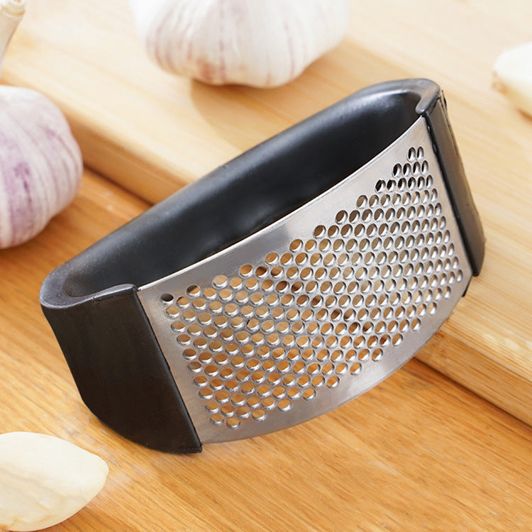 Stainless steel garlic press thickened garlic clamp household garlic press garlic mash tool garlic mortar kitchen