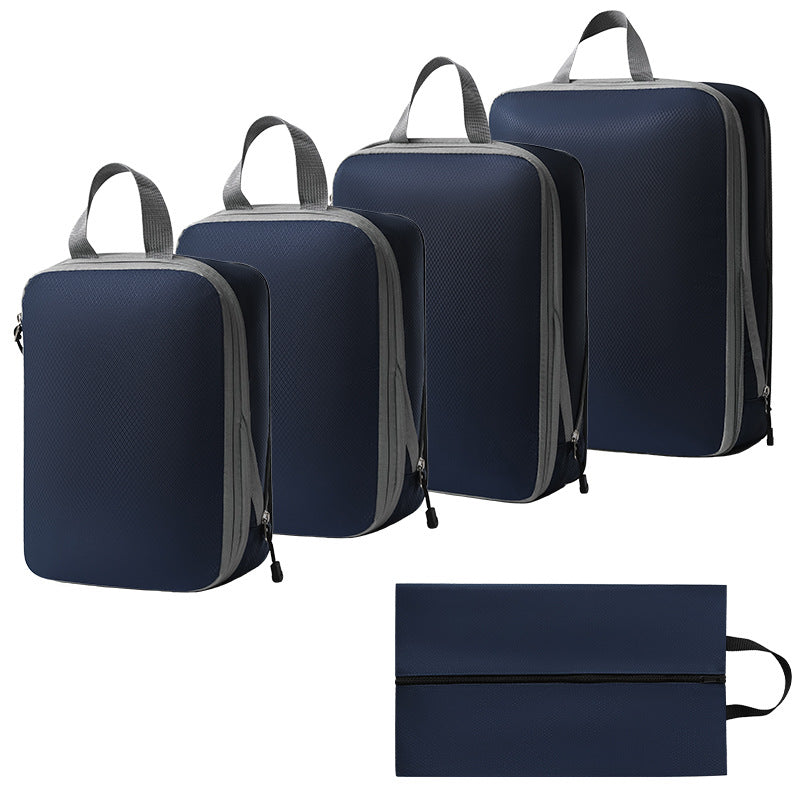 Travel storage bag compression seven-piece set digital toiletries cosmetics storage bag clothes shoes luggage travel bag