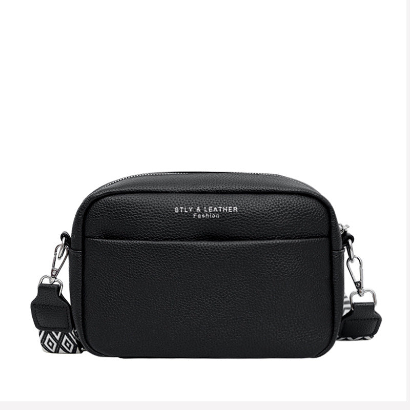 Fashion women's bags 2024 new cross-border foreign trade solid color PU messenger bag women's small bag ladies shoulder bag small square bag