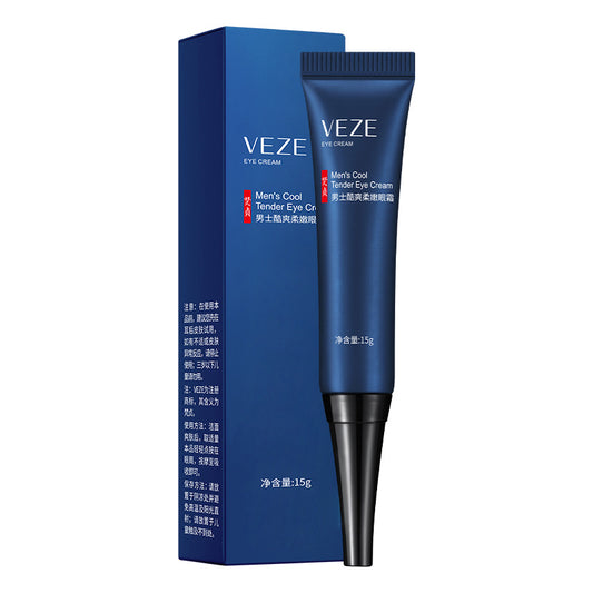 Fanzhen Men's Rejuvenating Eye Cream Firms the Eye Area, Diminishes Fine Lines, Improves Dark Circles, Niacinamide Cool Repair Eye Cream