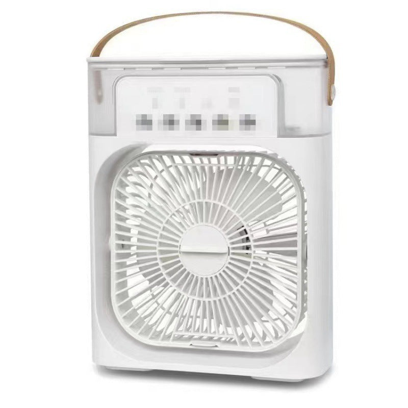 Cross-border new small air cooler five-hole spray fan usb desktop humidification air conditioning cooling fan cooler fan