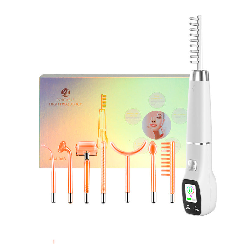 Cross-border high-frequency electrotherapy device Seven-piece color screen high-frequency electrotherapy stick High-frequency ozone electrotherapy comb
