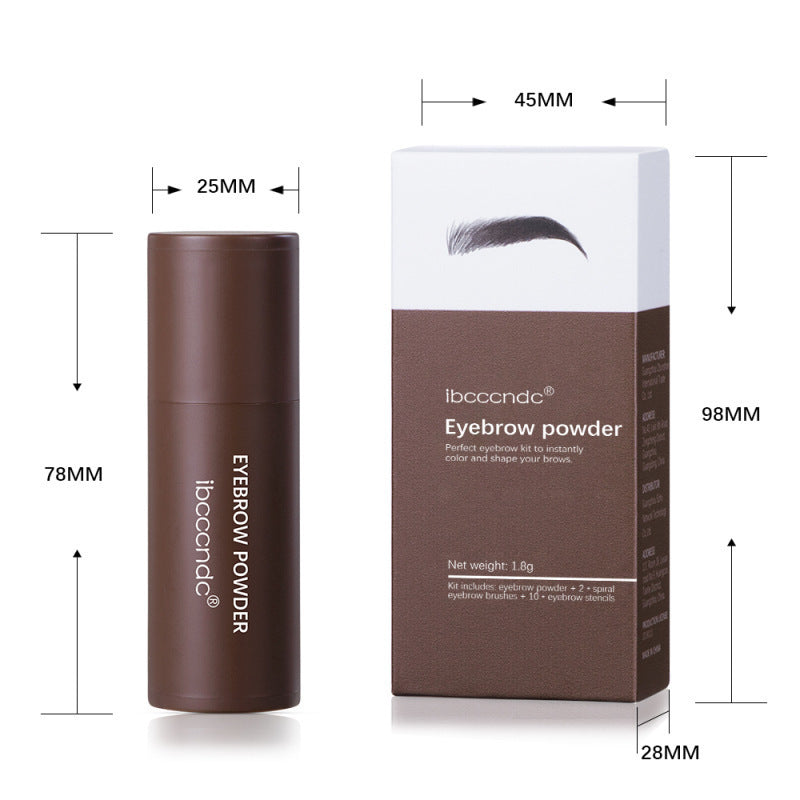 Cross-border cosmetics new eyebrow powder stamp set eyebrow shaping lazy natural not easy to remove makeup fade eyebrow card foreign trade