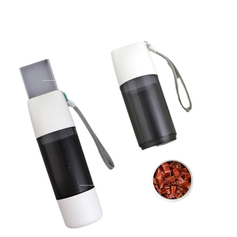 New pet water bottle for dogs and cats outdoor portable water and food cup for feeding water and feeding pet water cup multi-purpose