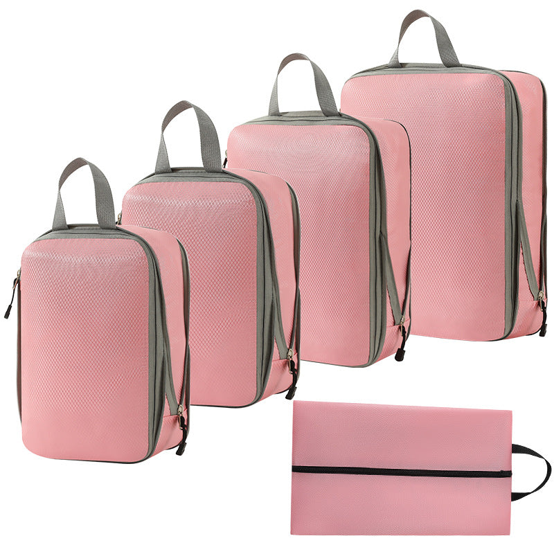 Travel storage bag compression seven-piece set digital toiletries cosmetics storage bag clothes shoes luggage travel bag