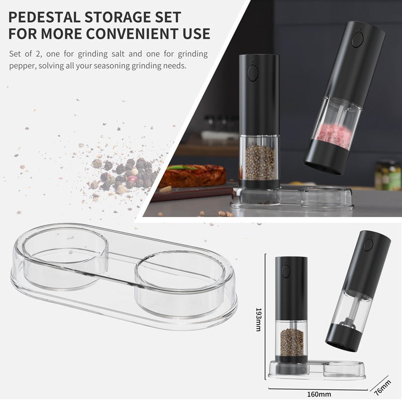Cross-border charging grinder electric rose salt pepper flax seed grinder household wireless electric grinder