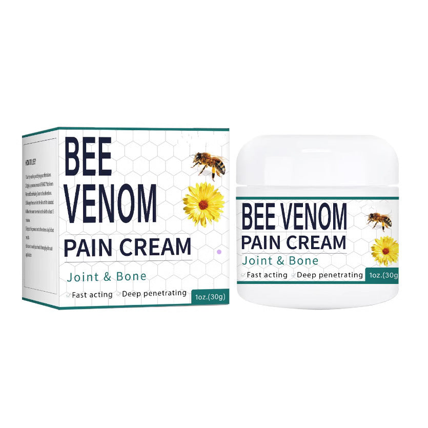 Cross-border supply of bee venom skin care cream to repair eczema on hands and feet