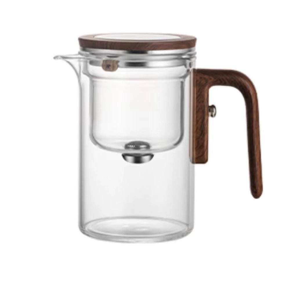 Teapot Tea and water separation tea cup heat-resistant full glass liner elegant cup magnetic suction tea brewing artifact teapot tea set