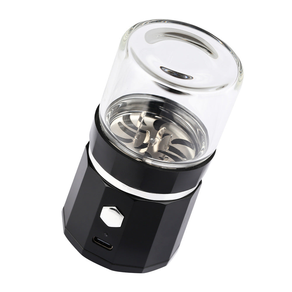 Cross-border new lightweight portable mini electric tobacco grinder crusher herbal metal grinder manufacturer spot