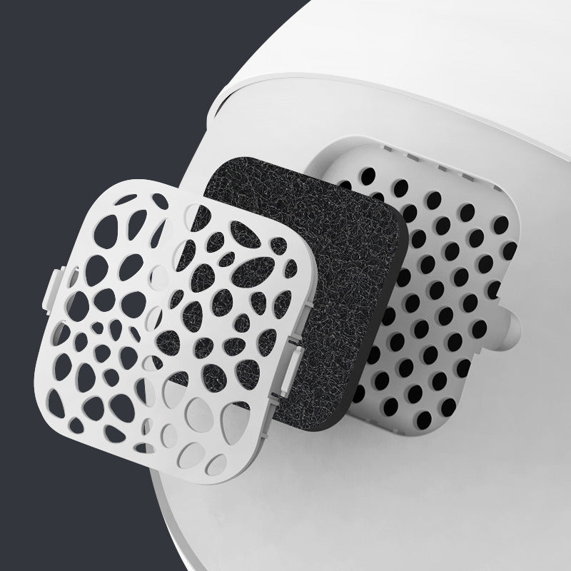 Curly tail hot sale spot cat litter box fully enclosed anti-splash cat toilet deodorant pet cleaning supplies anti-urine leakage