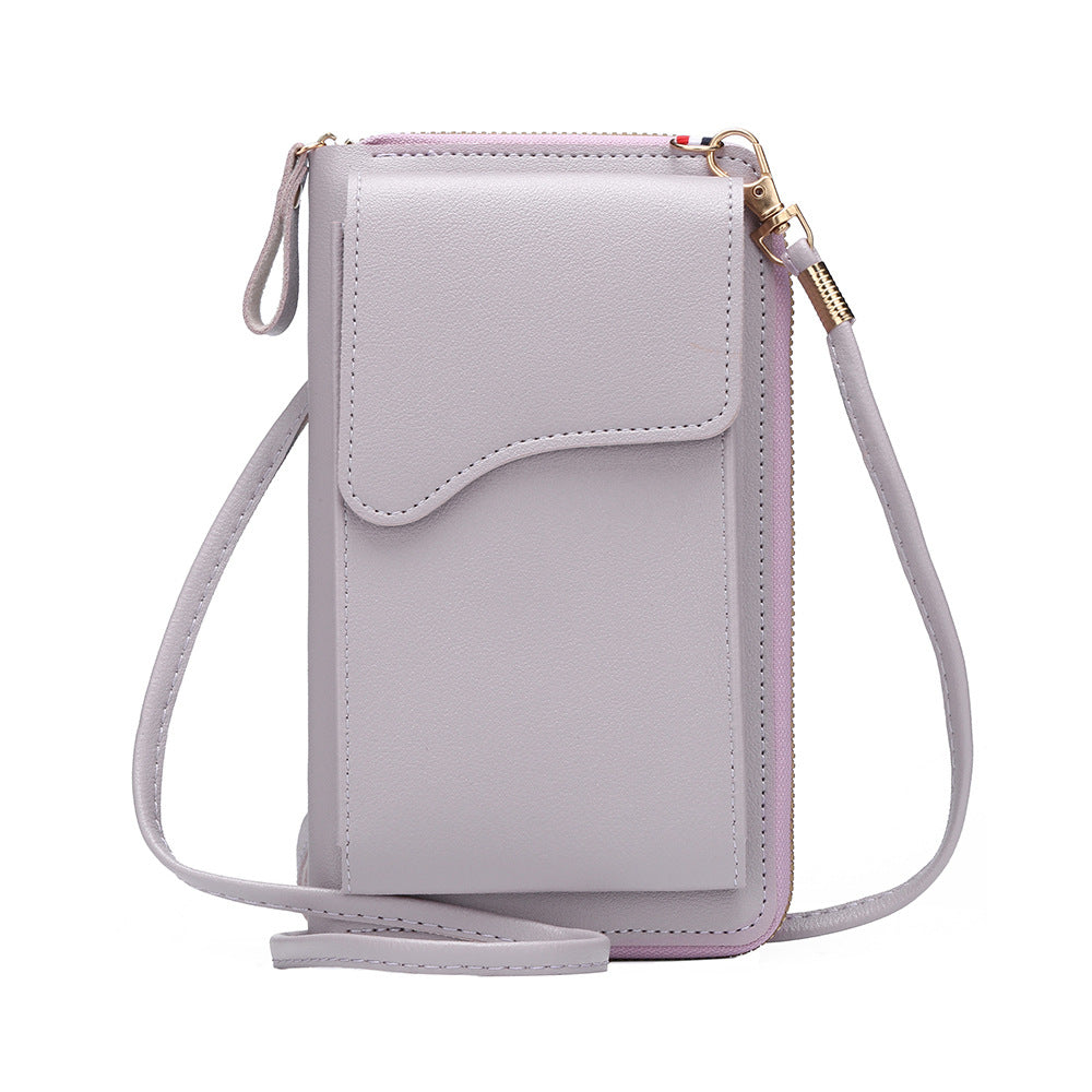 Cross-border foreign trade mobile phone bag women's messenger bag new Korean style buckle mobile phone bag mini small bag women's bag factory wholesale