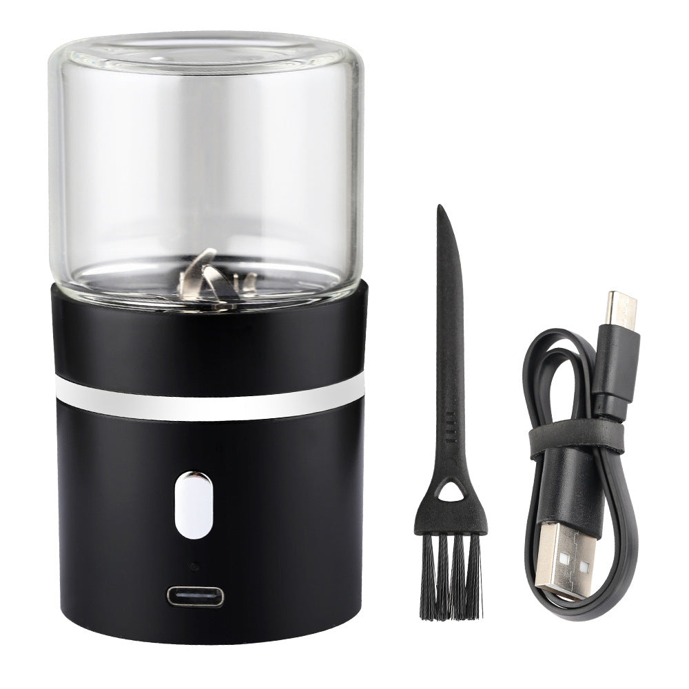 Cross-border new lightweight portable mini electric tobacco grinder crusher herbal metal grinder manufacturer spot