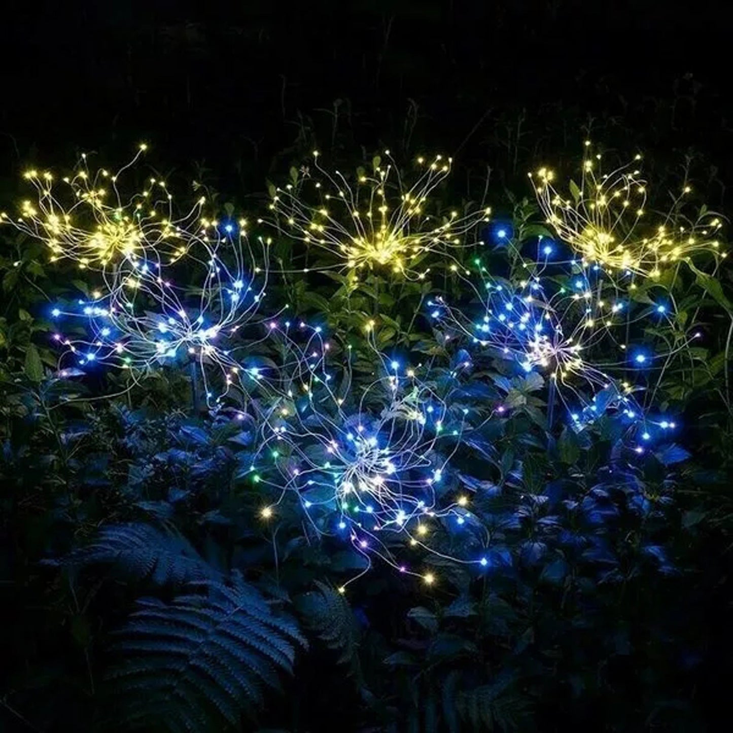 led solar lights, fireworks lights, outdoor garden garden decoration, Christmas lights, gypsophila lights