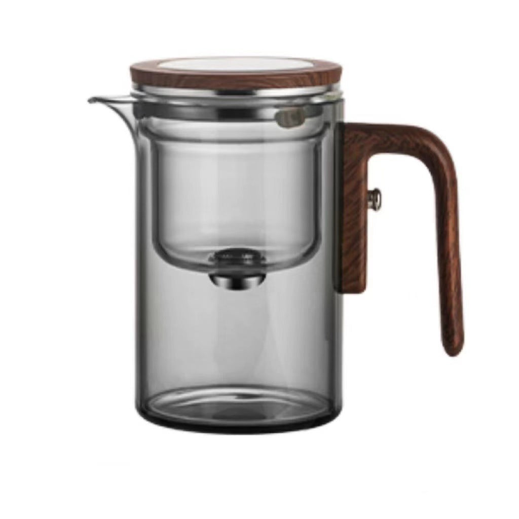 Teapot Tea and water separation tea cup heat-resistant full glass liner elegant cup magnetic suction tea brewing artifact teapot tea set