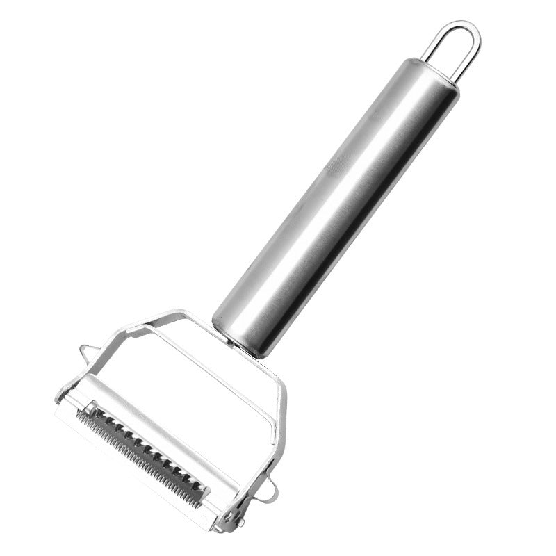 Stainless steel multifunctional peeler kitchen grater artifact peeler vegetable and fruit peeler double head peeler