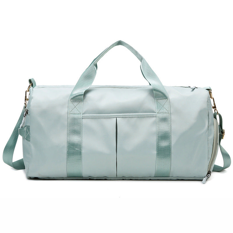 lulu same style fitness bag, wet and dry separation, large capacity yoga bag, cross-border fashion trend, lightweight sports travel bag