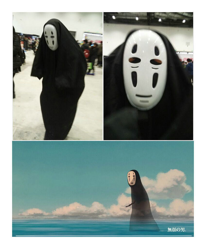 Cross-border Spirited Away Cosplay Costume Faceless Male Clothes Cosplay Costume Halloween Costume