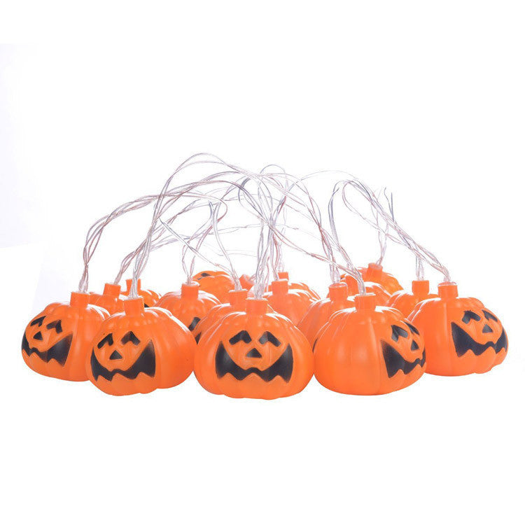 Halloween LED pumpkin lantern string outdoor decorative lights