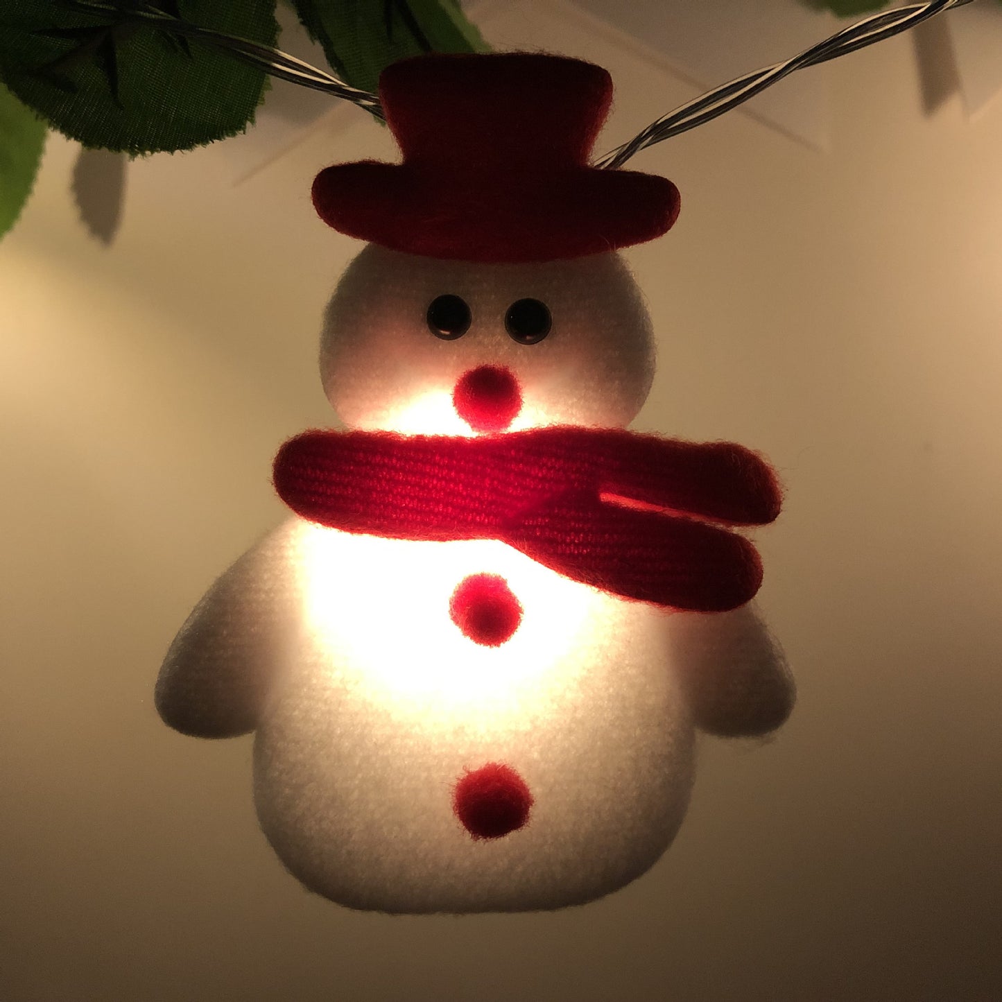 Cross-border new LED Christmas snowman string lights Christmas tree holiday party decoration lantern pendant