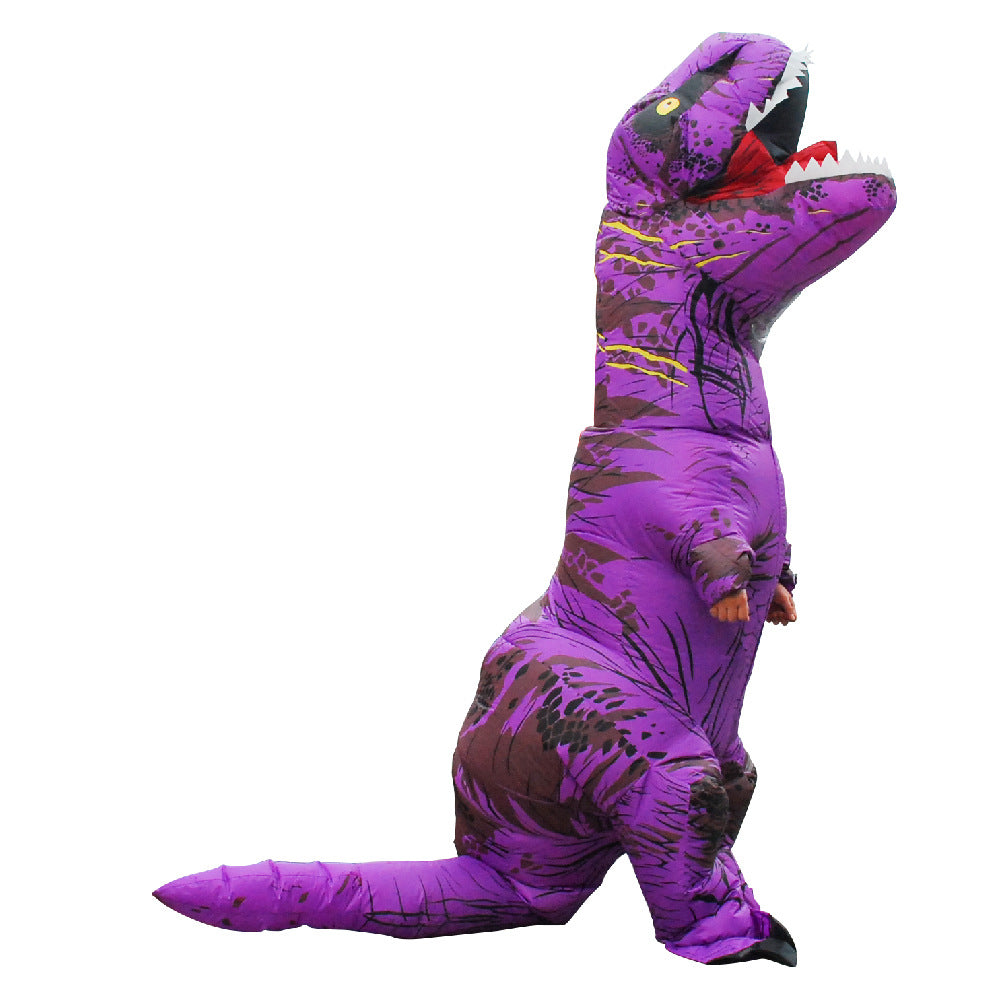 Halloween Children's Day Tyrannosaurus Inflatable Dinosaur Clothes Halloween Party Funny Dinosaur Inflatable Clothes Cross Border