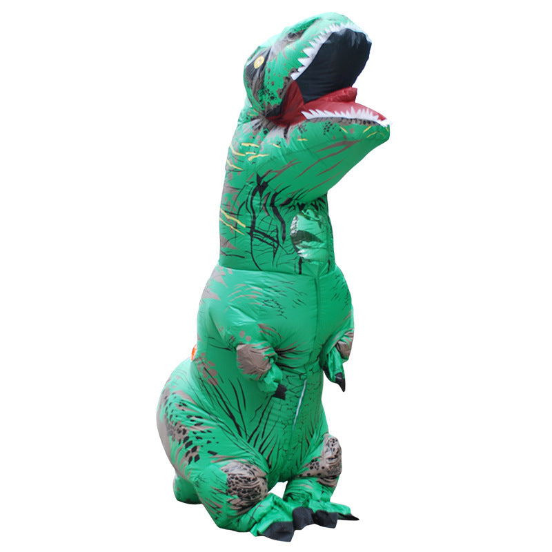 Halloween Children's Day Tyrannosaurus Inflatable Dinosaur Clothes Halloween Party Funny Dinosaur Inflatable Clothes Cross Border