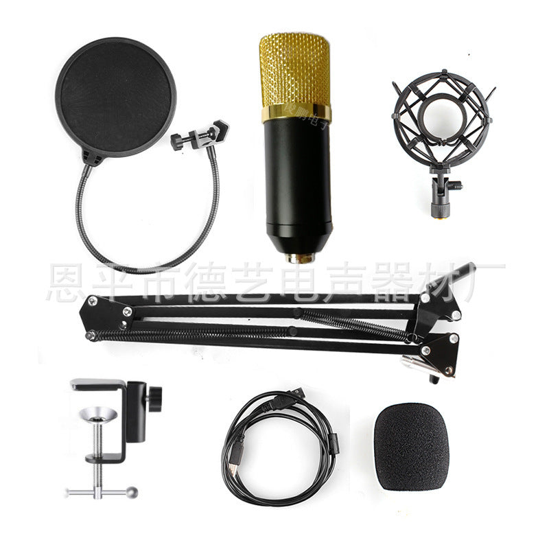 Cross-border special supply of new USB condenser microphone computer microphone bm-800 BM-700USB microphone karaoke