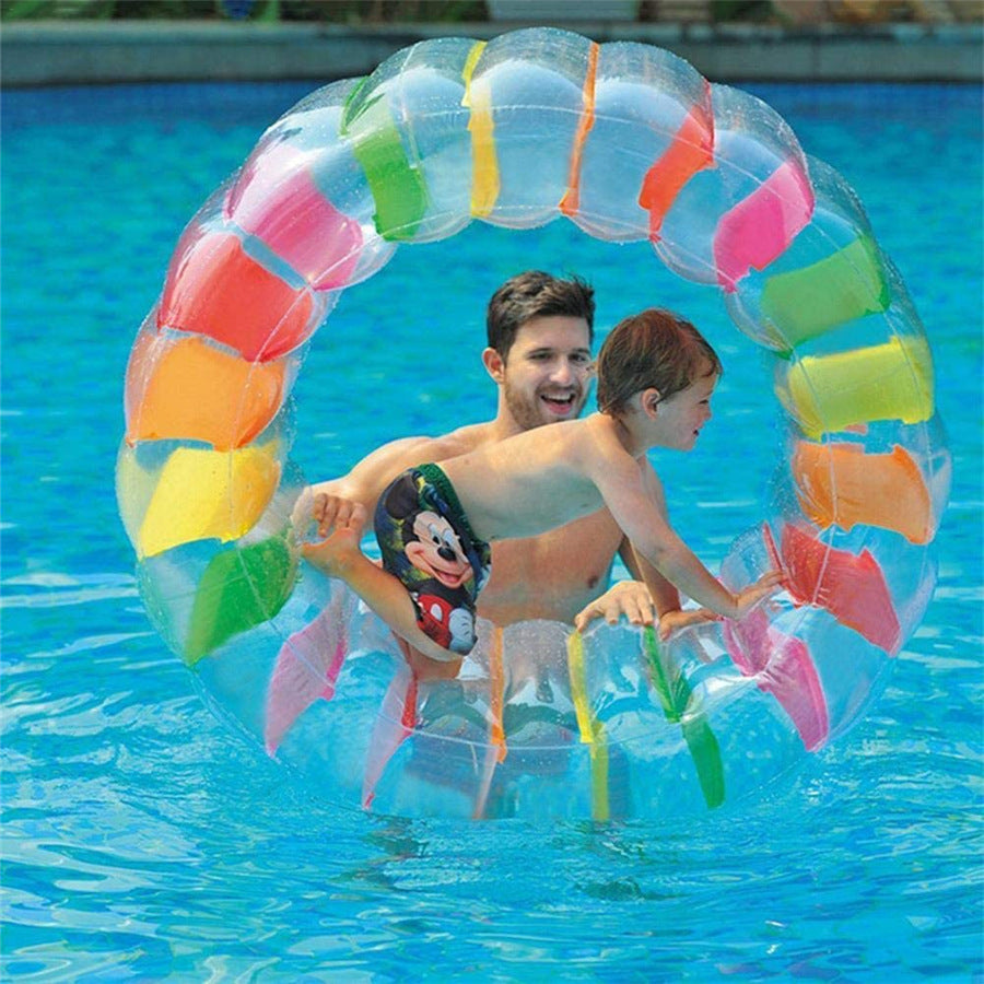 Manufacturers spot color PVC inflatable roller ball grass water parent-child interactive toy children crawling roller