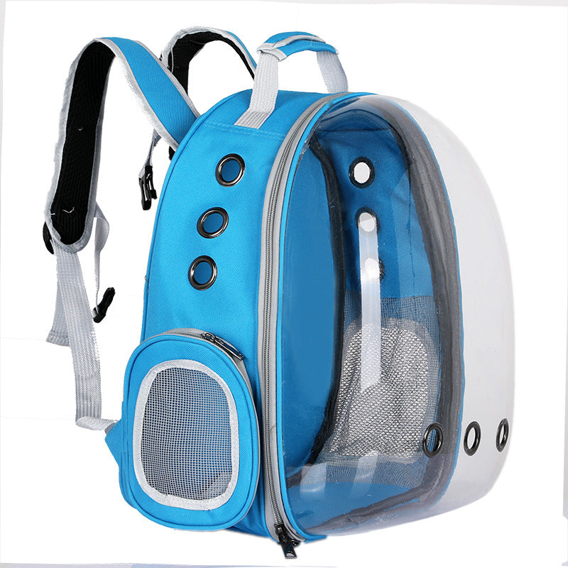 Cat bag pet backpack portable transparent space capsule pet bag for going out cat supplies breathable backpack