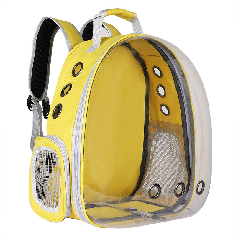 Cat bag pet backpack portable transparent space capsule pet bag for going out cat supplies breathable backpack