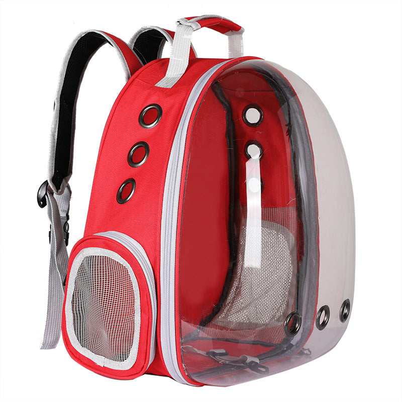 Cat bag pet backpack portable transparent space capsule pet bag for going out cat supplies breathable backpack