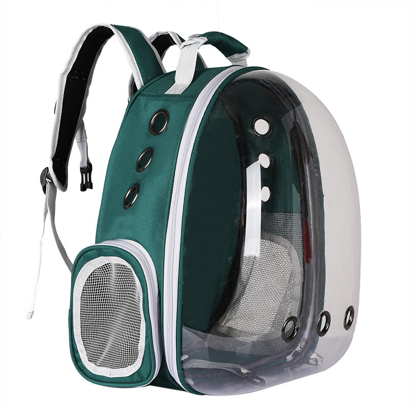 Cat bag pet backpack portable transparent space capsule pet bag for going out cat supplies breathable backpack