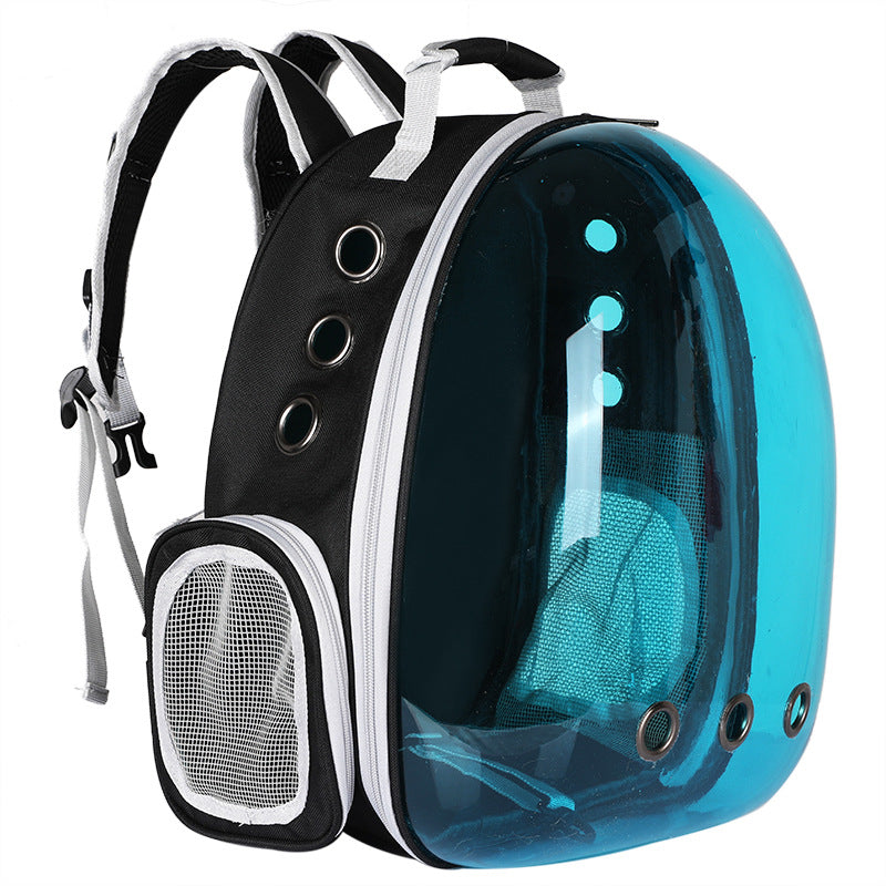 Cat bag pet backpack portable transparent space capsule pet bag for going out cat supplies breathable backpack