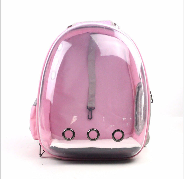 Cat bag pet backpack portable transparent space capsule pet bag for going out cat supplies breathable backpack