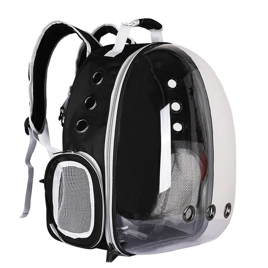 Cat bag pet backpack portable transparent space capsule pet bag for going out cat supplies breathable backpack