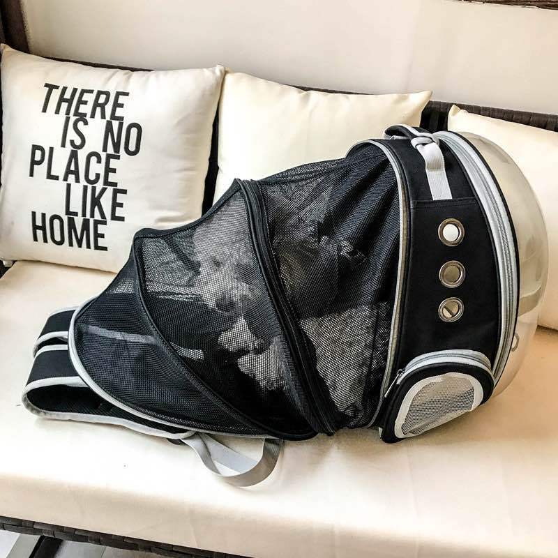 Cat bag pet backpack portable transparent space capsule pet bag for going out cat supplies breathable backpack