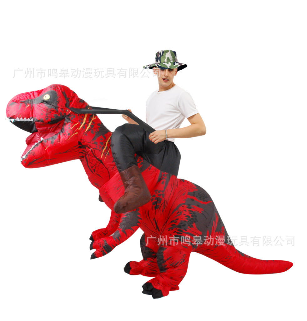 Halloween Children's Day Tyrannosaurus Inflatable Dinosaur Clothes Halloween Party Funny Dinosaur Inflatable Clothes Cross Border