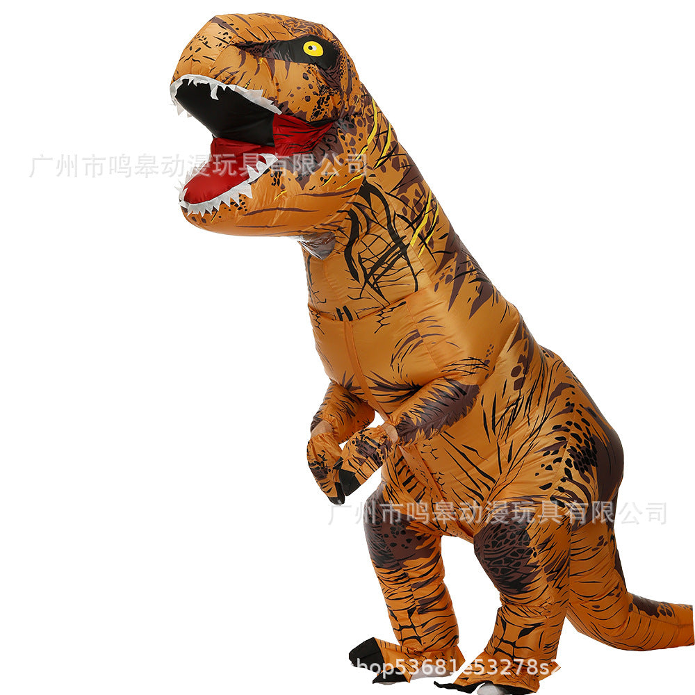 Halloween Children's Day Tyrannosaurus Inflatable Dinosaur Clothes Halloween Party Funny Dinosaur Inflatable Clothes Cross Border